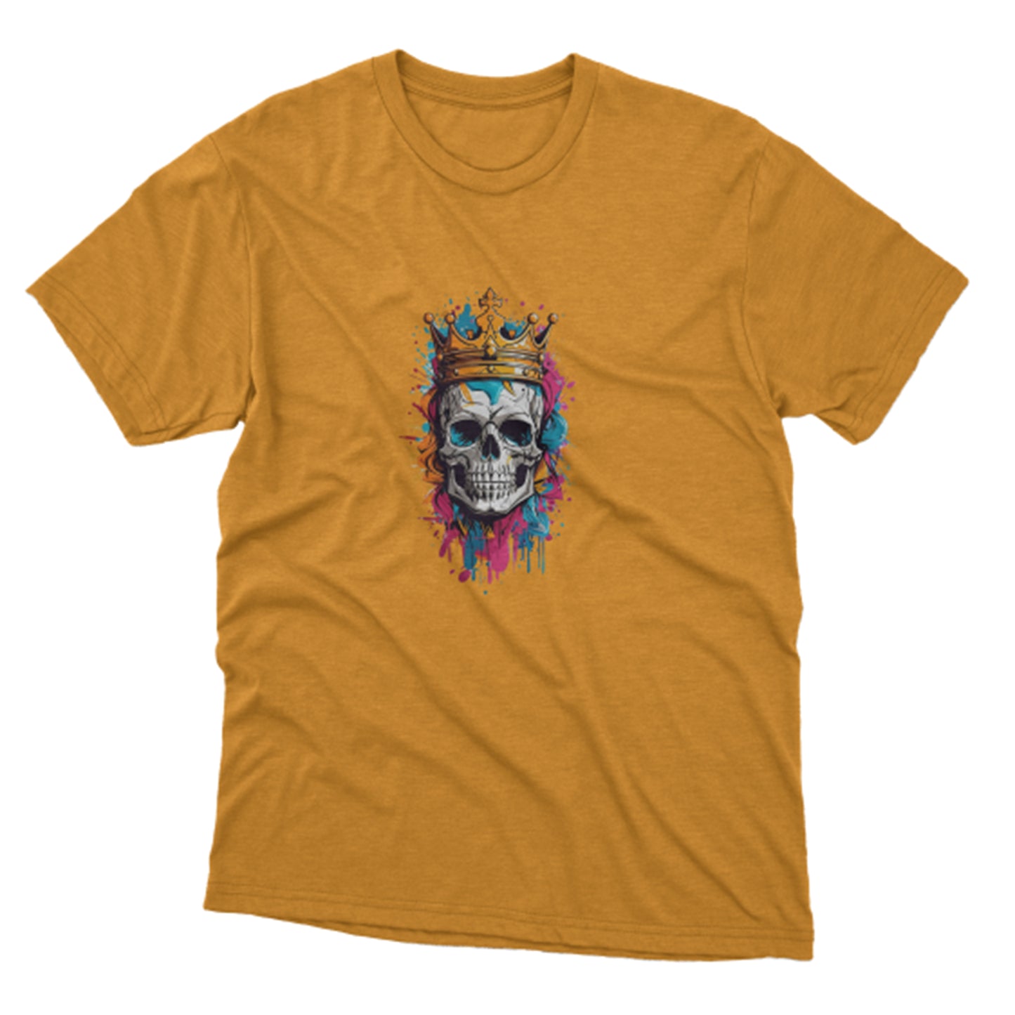 Kral Kuru Kafa Baskılı T-Shirt / Skull 146