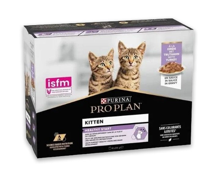 Pro Plan Kitten Hindili Pouch Konserve Yavru Kedi Maması 10x85 Gr