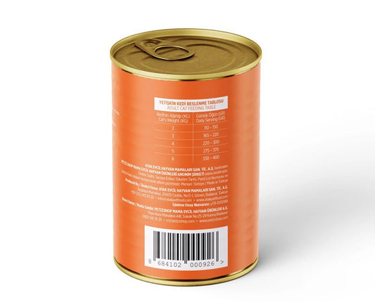 Tavuk Etli Yetişkin Kedi Konservesi 400 Gr