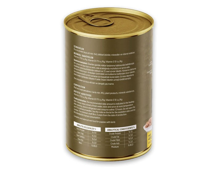 petzz PetzzDogs Kuzu Etli Yavru Köpek Konservesi 400 Gr