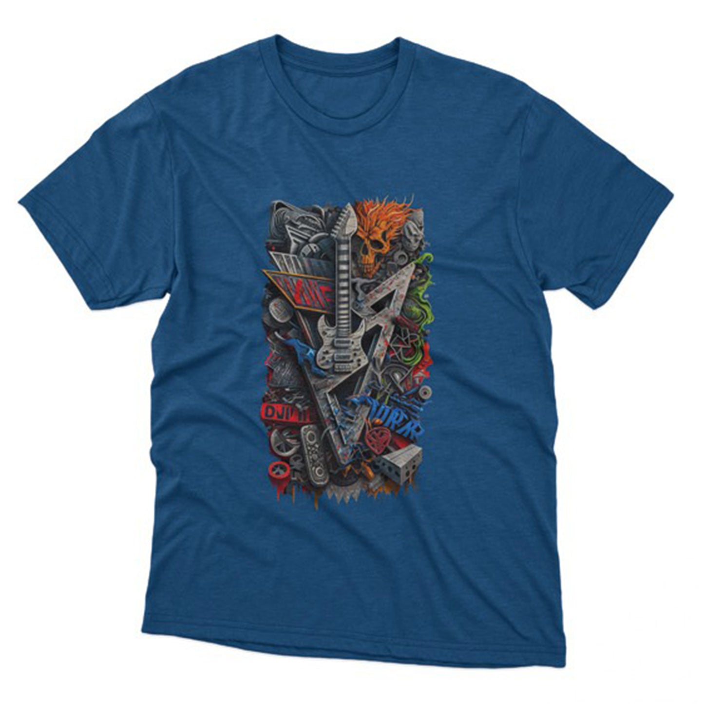 Rock Baskılı T-Shirt / Rock 111