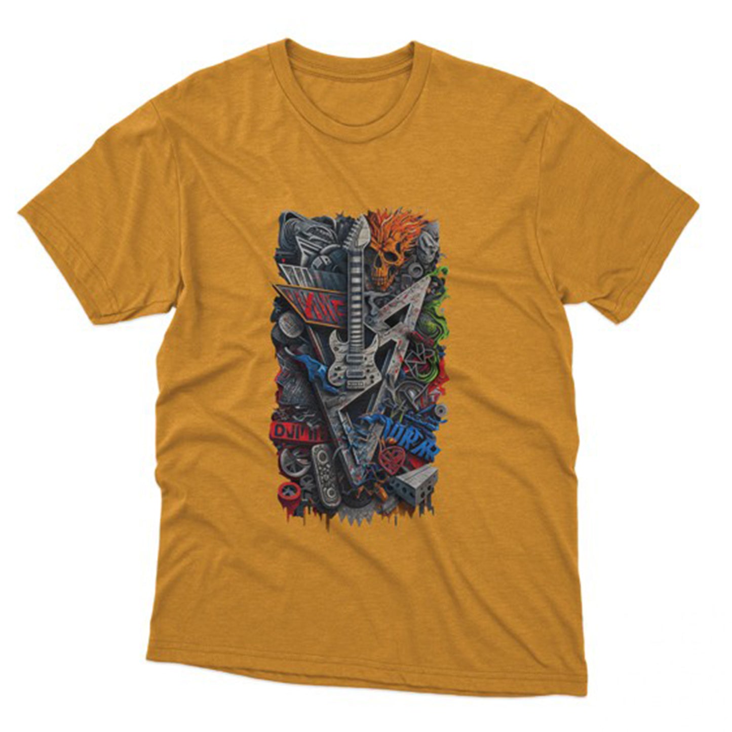 Rock Baskılı T-Shirt / Rock 111