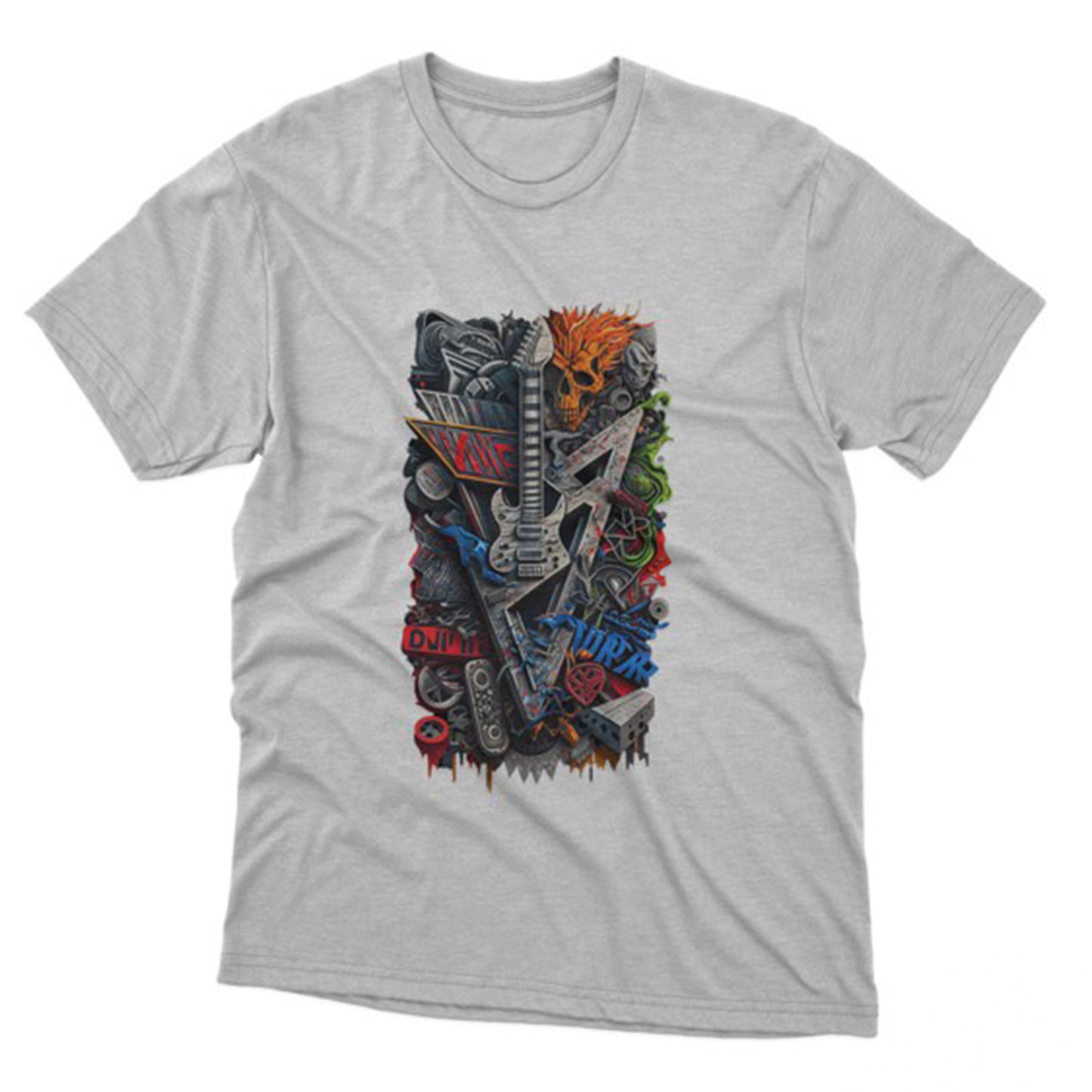 Rock Baskılı T-Shirt / Rock 111