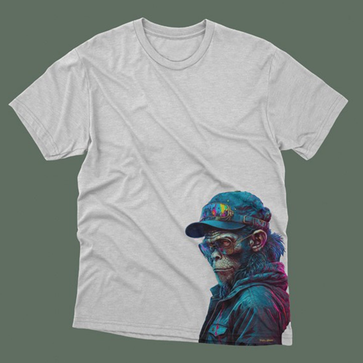 Monkey Baskılı T-Shirt / Monkey 113