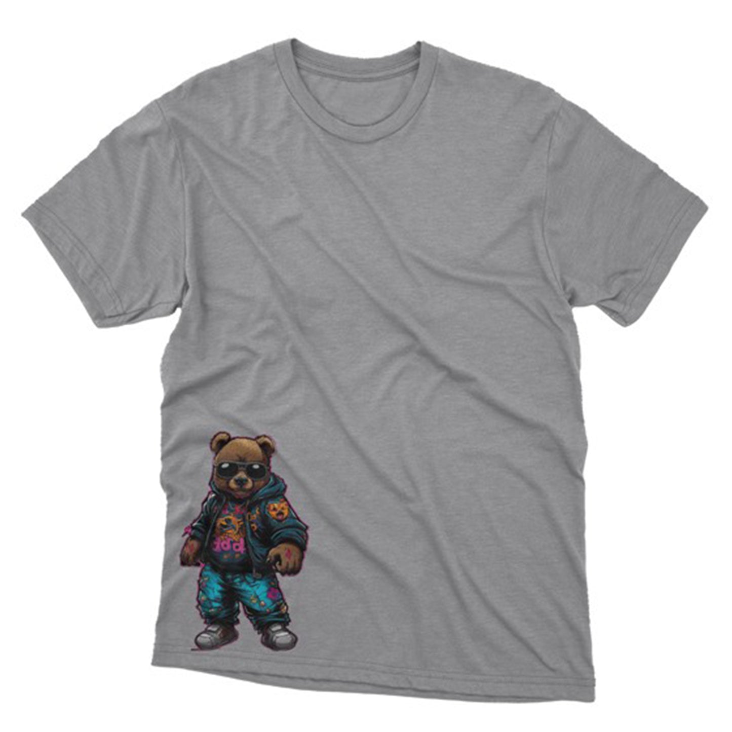 Bear Baskılı T-Shirt / Bear 129