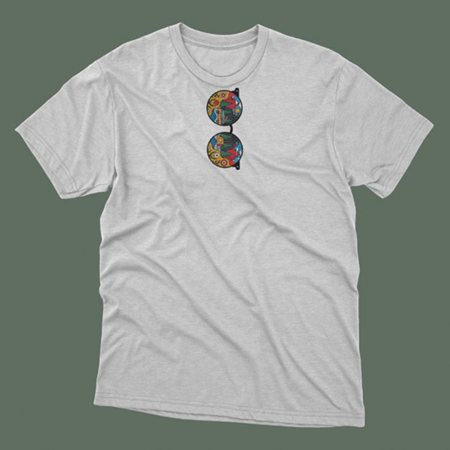 Glasses Baskılı T-Shirt / Glasses 130