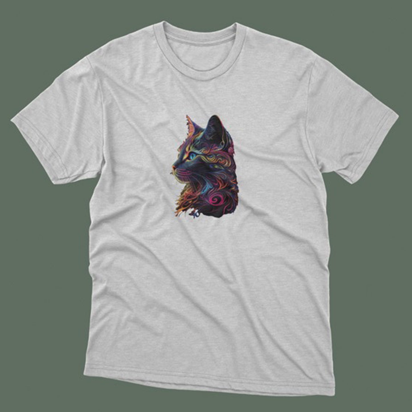 Kedi Baskılı T-Shirt / Cat 133