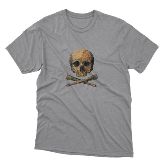 Kuru Kafa Baskılı T-Shirt / Skull 134