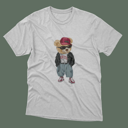Bear Baskılı T-Shirt / Bear 138