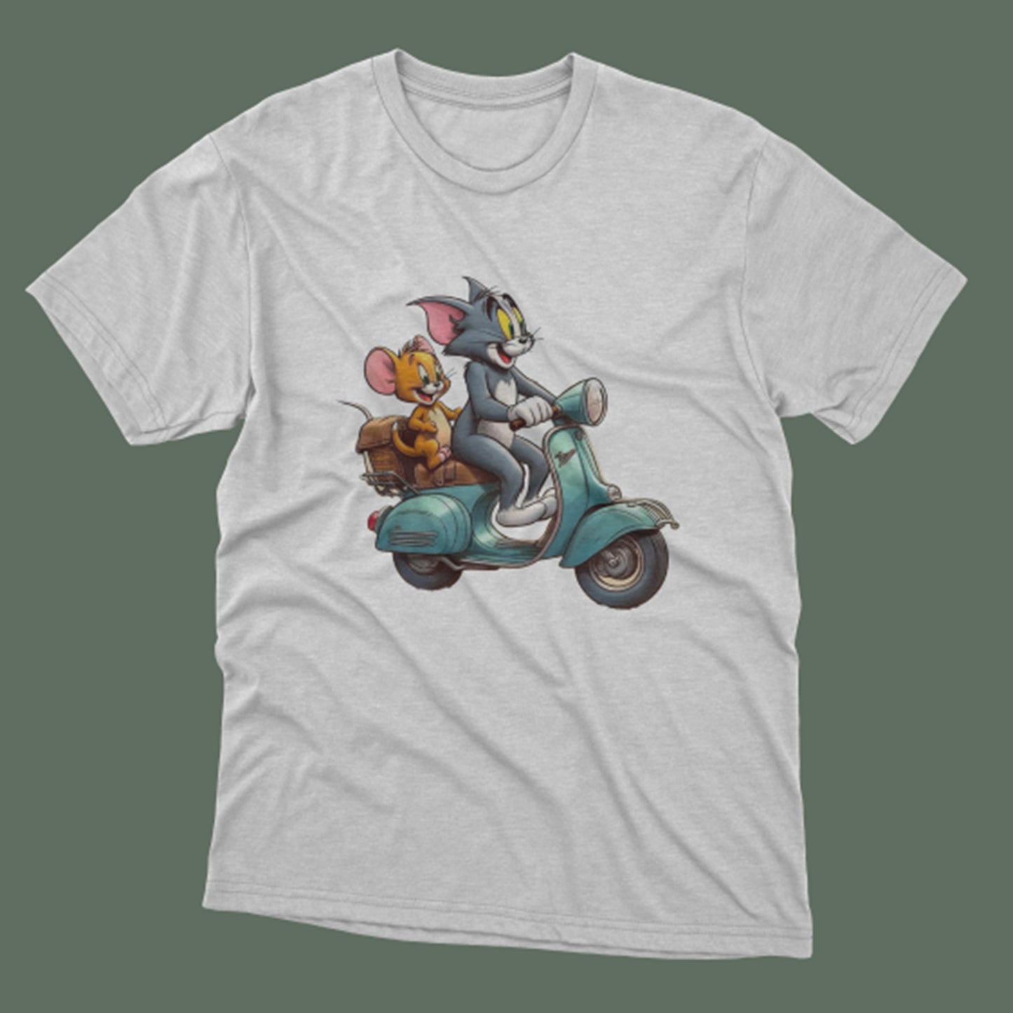 Tom & Jerry Baskılı T-Shirt / Tom & Jerry 143