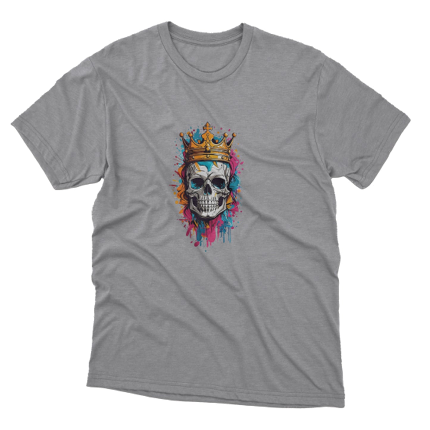 Kral Kuru Kafa Baskılı T-Shirt / Skull 146