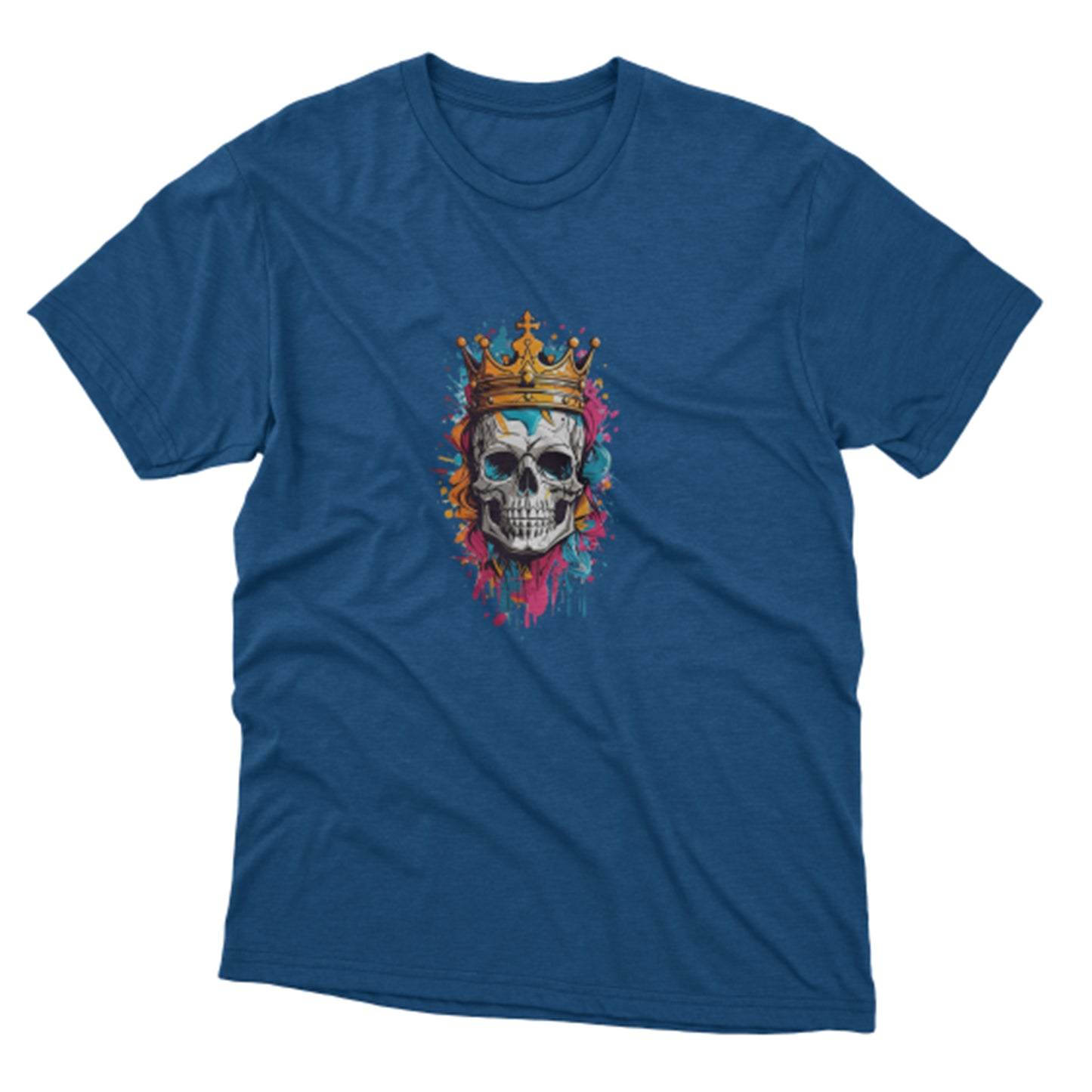 Kral Kuru Kafa Baskılı T-Shirt / Skull 146