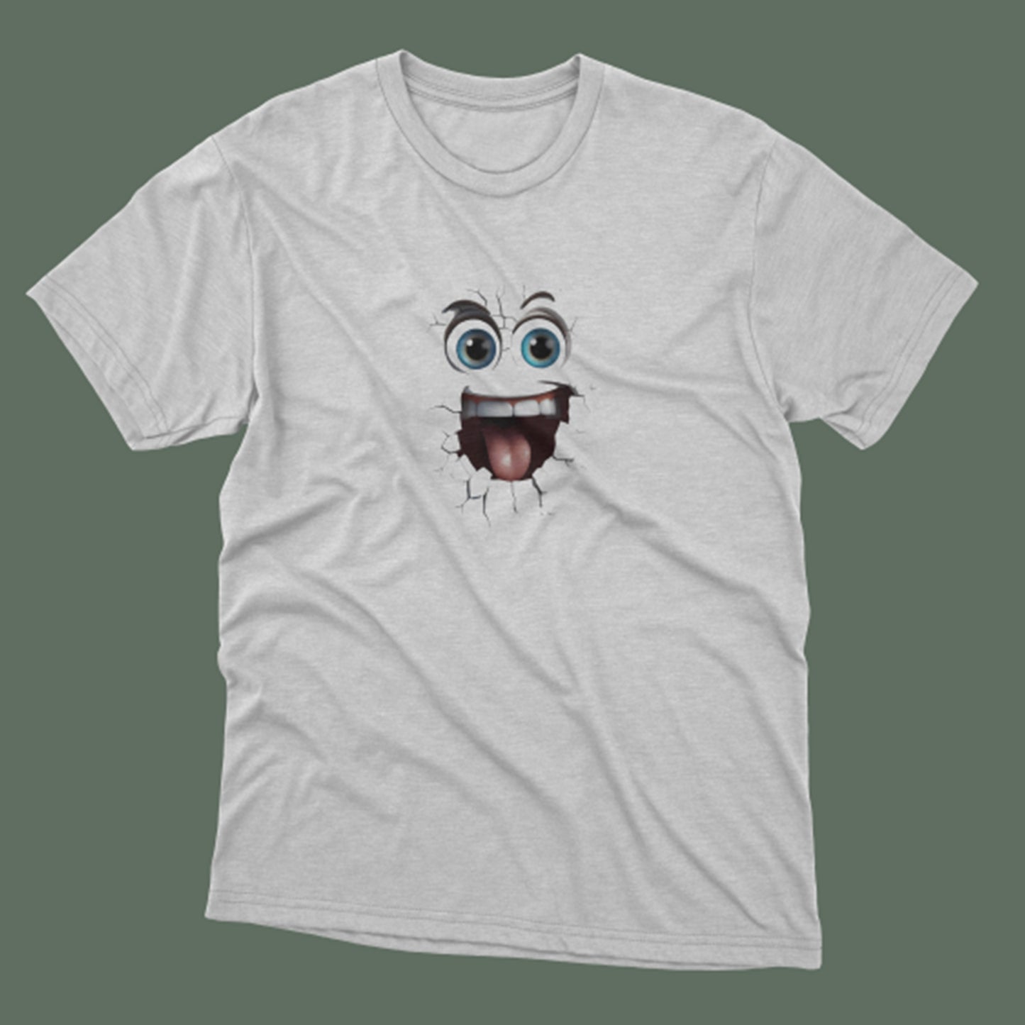 Gülen Surat Baskılı T-Shirt / Original 157