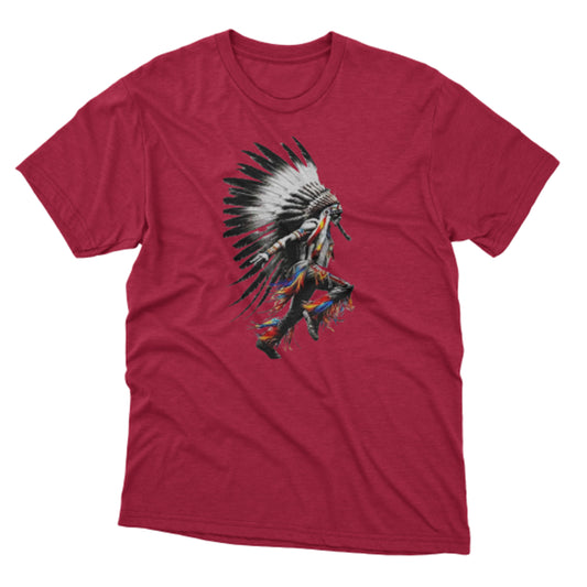 Kızıl Derili Baskılı T-Shirt / Original 167