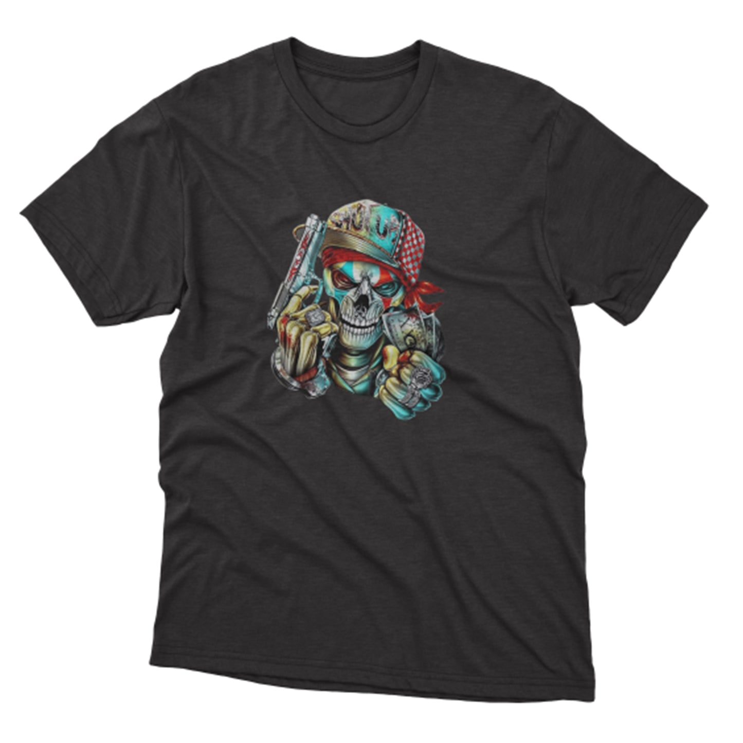 Skull Baskılı T-Shirt / Skull 168