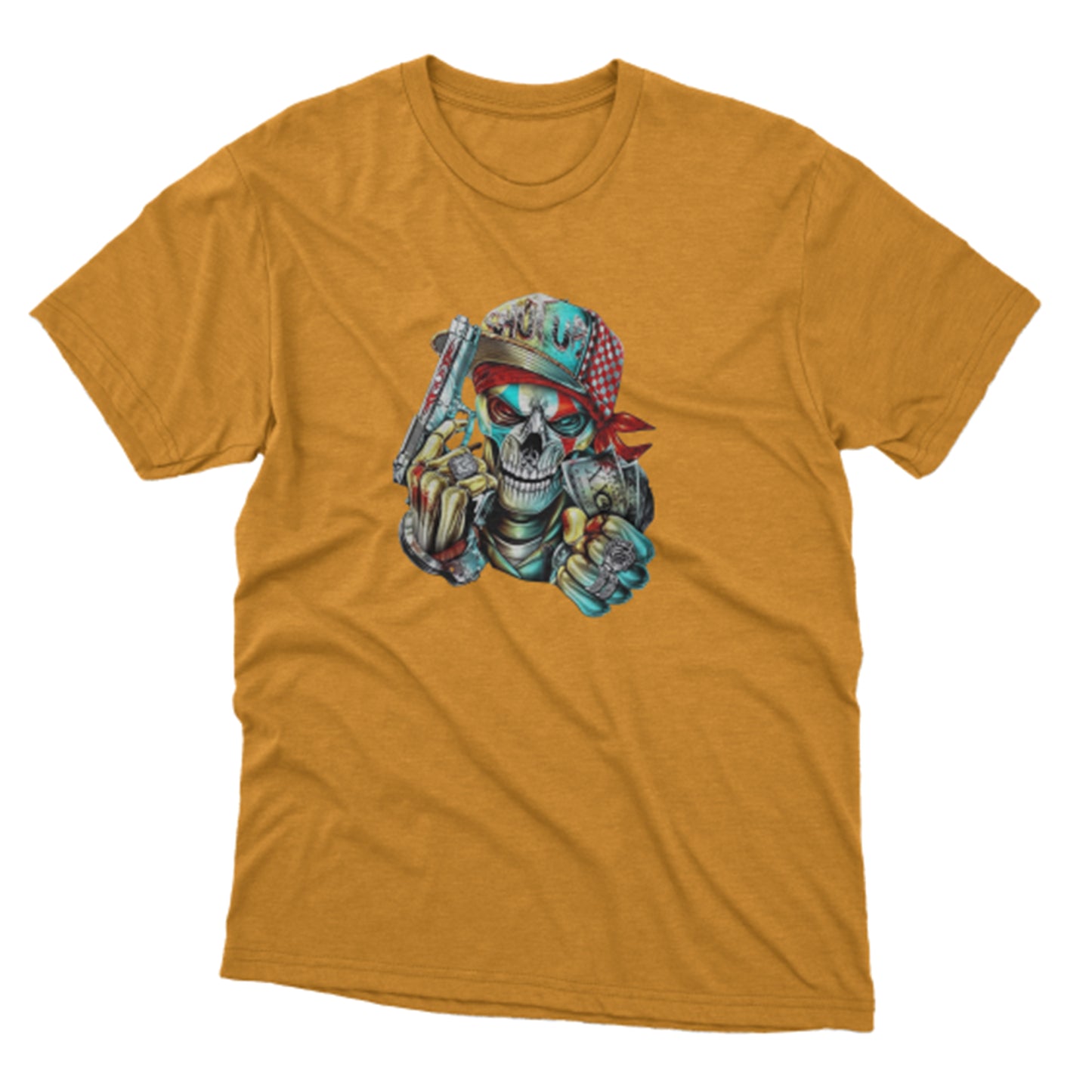 Skull Baskılı T-Shirt / Skull 168