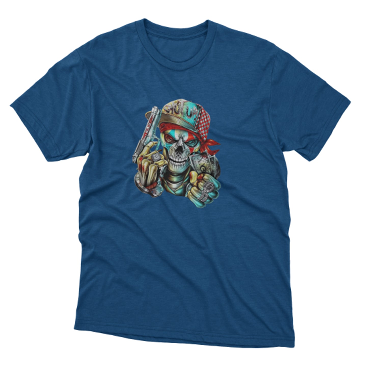 Skull Baskılı T-Shirt / Skull 168