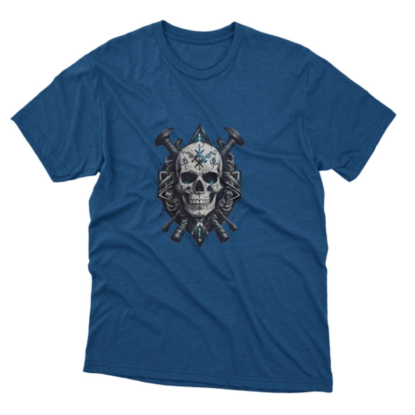 Kuru Kafa Baskılı T-Shirt / Skull 179