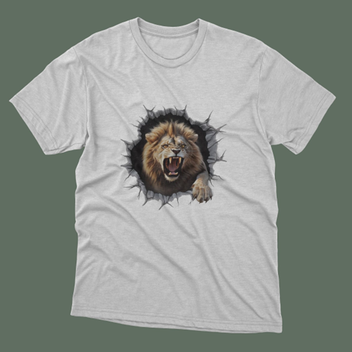 Arslan Baskılı T-Shirt / Lion 191