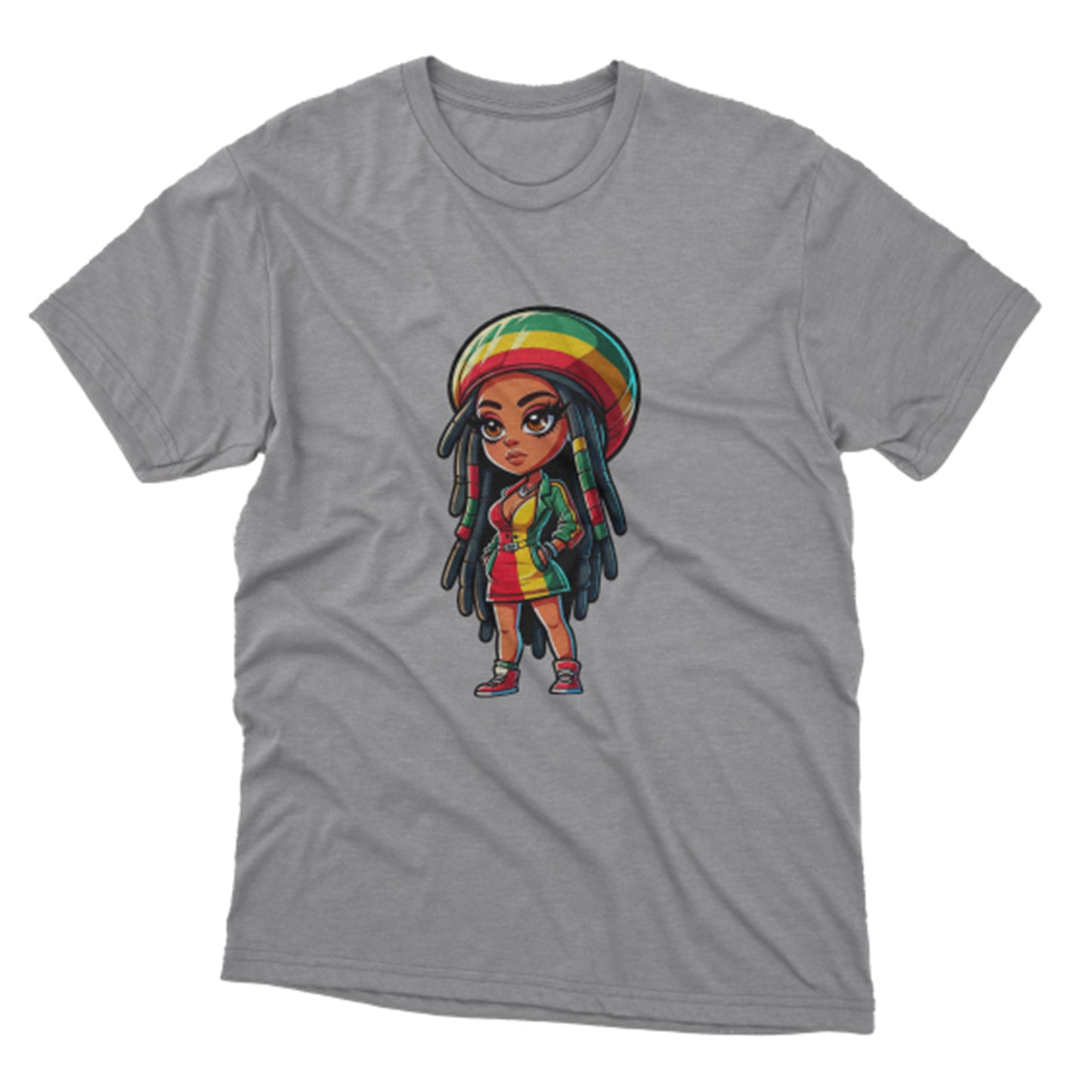 Reggae girl Baskılı T-Shirt / Original 192