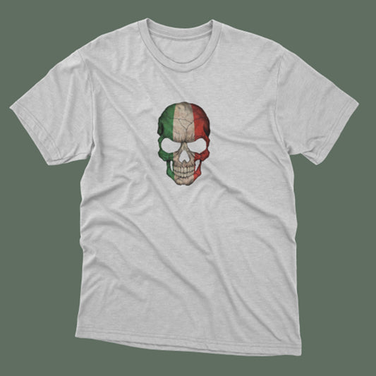 Kuru Kafa Baskılı T-Shirt / Skull 195