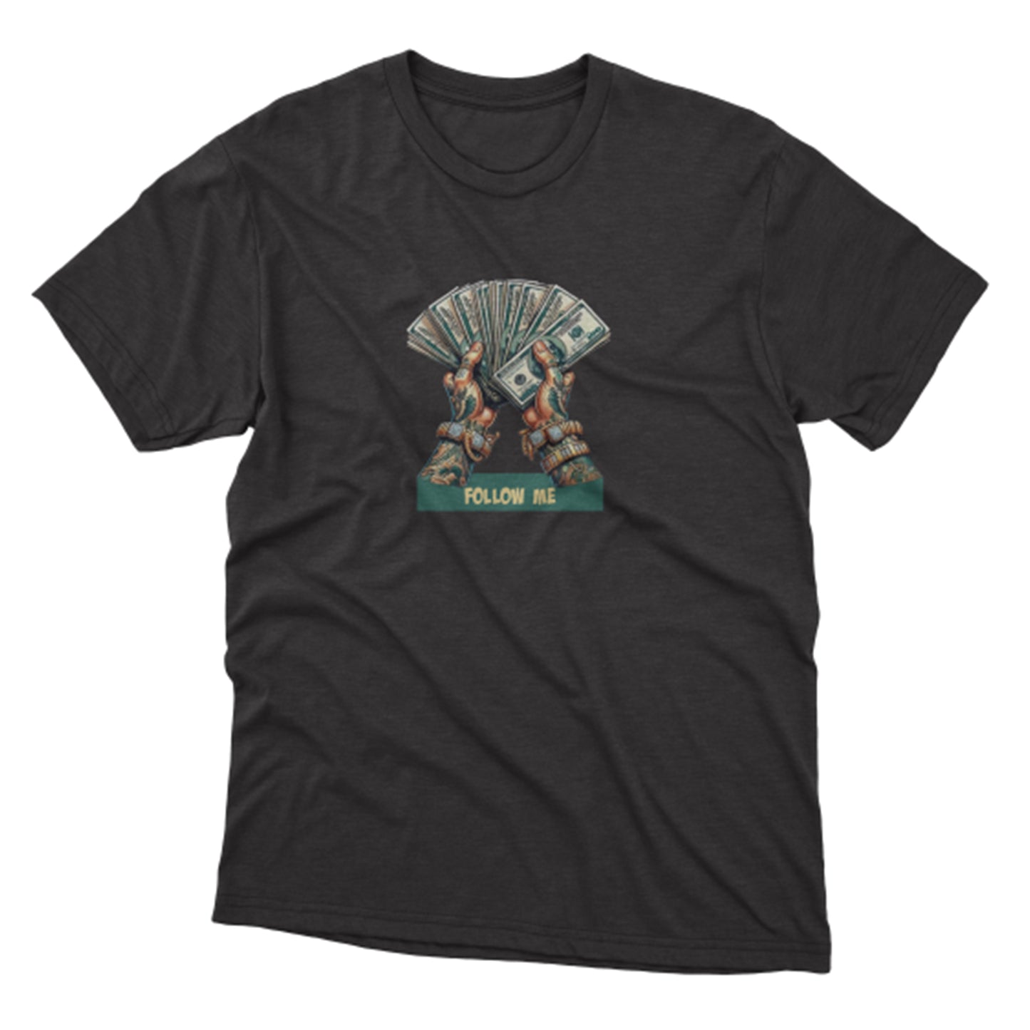 FOLLOW ME Baskılı T-Shirt / Original 197