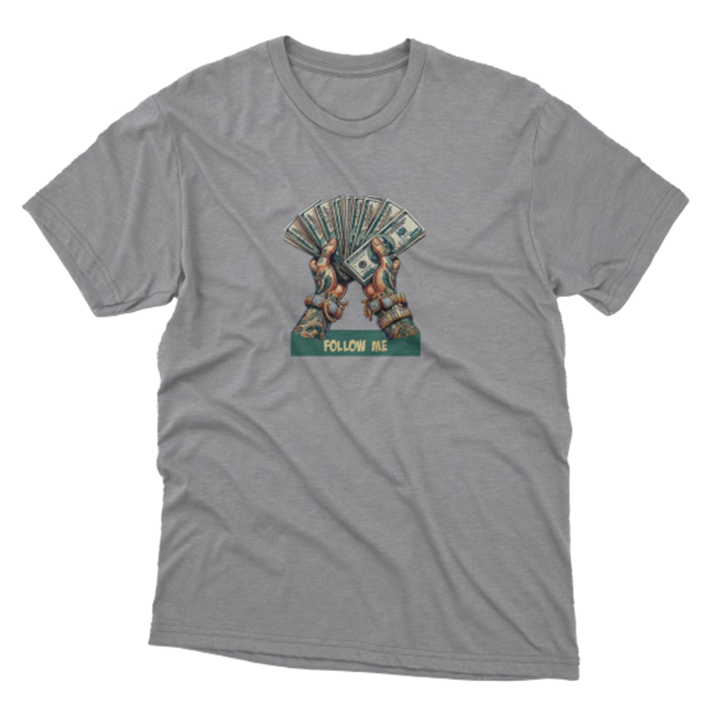 FOLLOW ME Baskılı T-Shirt / Original 197