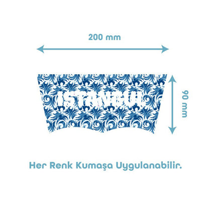 İstanbul Temalı Tekstil Baskı Filmi