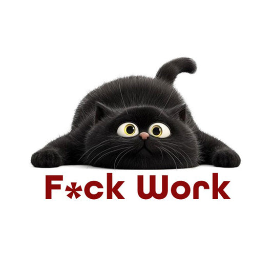 Tembel Kedi Temalı Tekstil Baskı Filmi