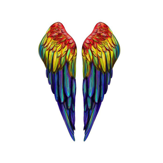 Melek Kanadı Temalı Tekstil Baskı Filmi