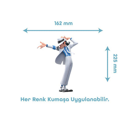 MJ Temalı Tekstil Baskı Filmi