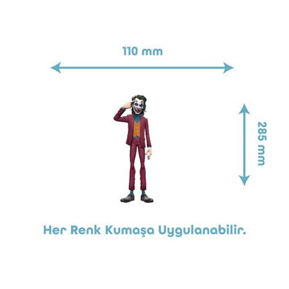 Joker Temalı Tekstil Baskı Filmi