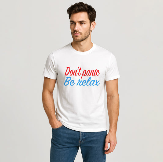 Don't Panic, Be Relax Temalı Baskı Filmi