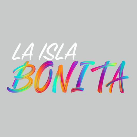 La İsla Bonita Temalı Tekstil Baskı Filmi