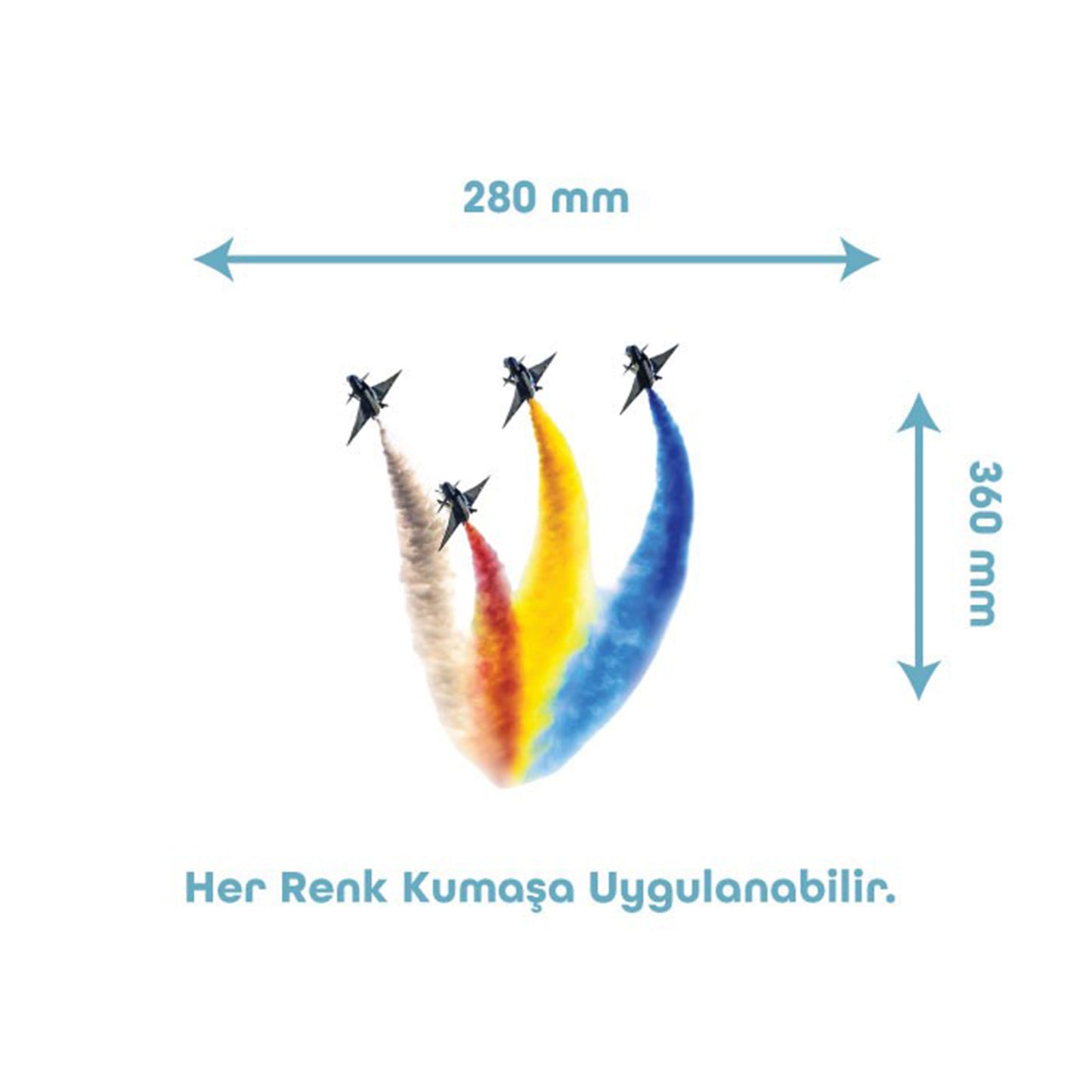 Fly Temalı Tekstil Baskı Filmi