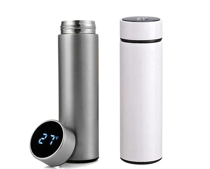 Filtreli Dijital Göstergeli Çelik Termos - 450 mlt