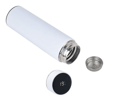 Filtreli Dijital Göstergeli Çelik Termos - 450 mlt