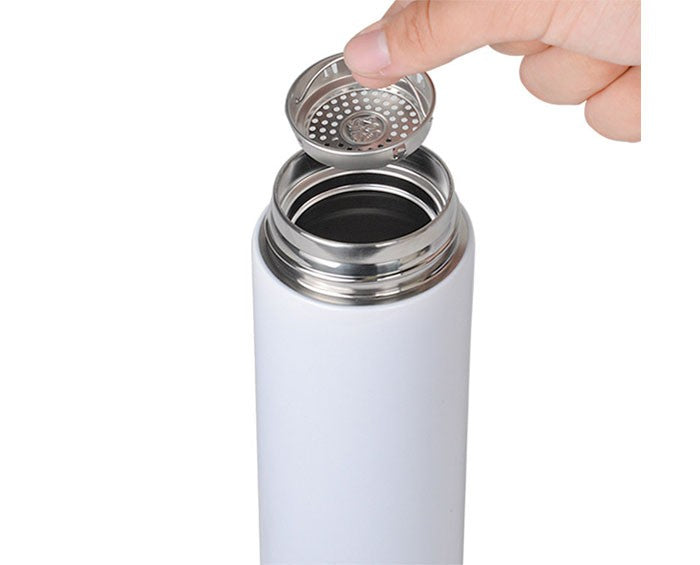 Filtreli Dijital Göstergeli Çelik Termos - 450 mlt