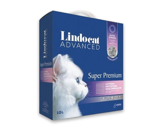 Lindocat Super Premium Pudra Kokulu Extra Güçlü Topaklanan Kedi Kumu 10 Lt