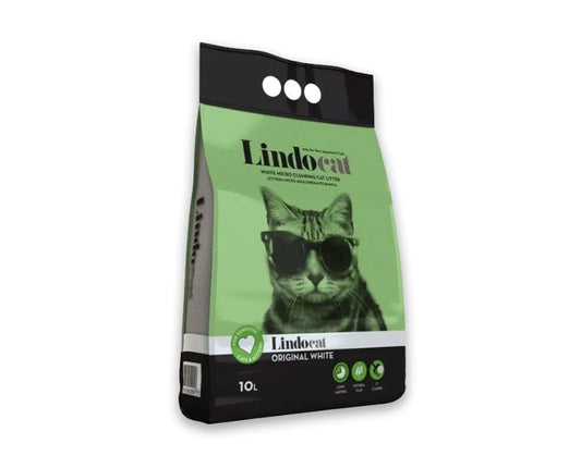 Lindocat Original İnce Taneli Kokusuz Topaklanan Kedi Kumu 10 Lt