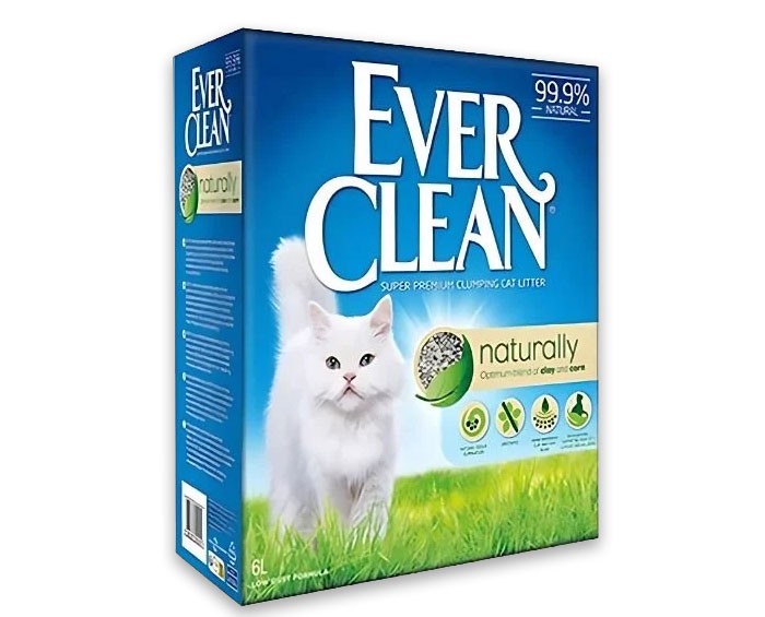 Ever Clean Naturally Parfümsüz Topaklanan Doğal Kedi Kumu 6 Lt