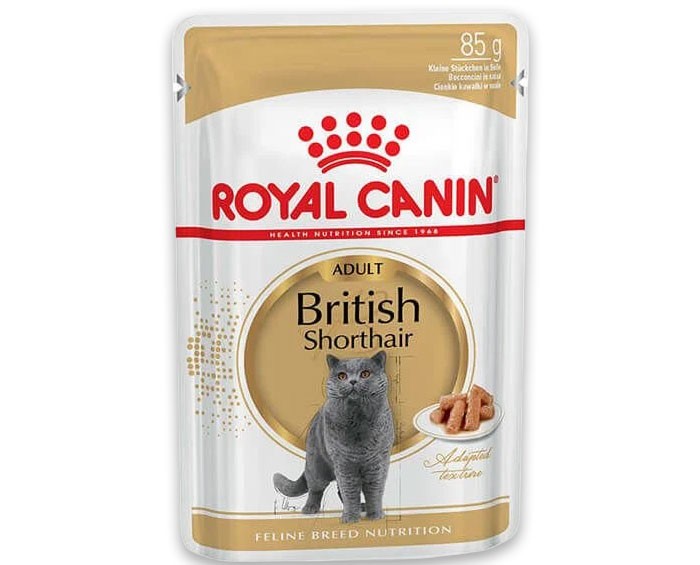 Royal Canin British Shorthair Adult Pouch Konserve Kedi Maması 85 Gr