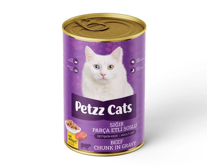 Sığır Etli Yetişkin Kedi Konservesi 400 Gr