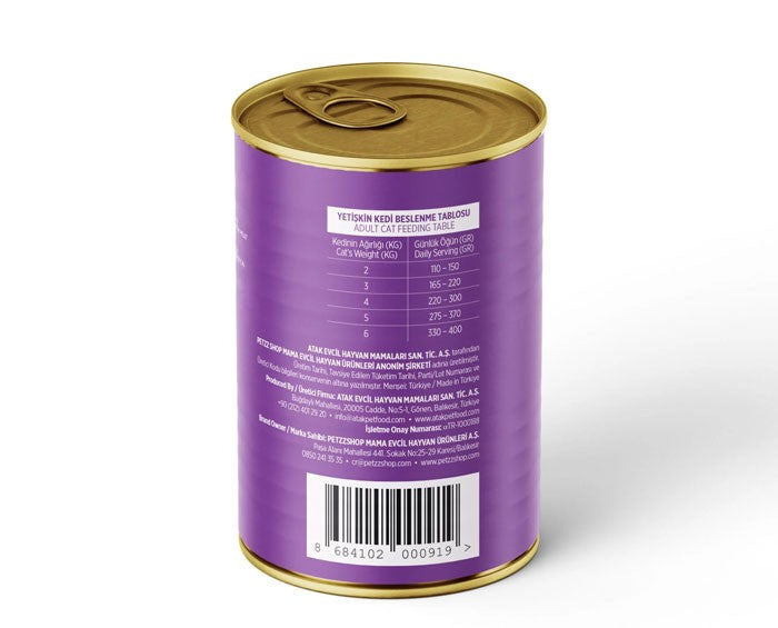 Sığır Etli Yetişkin Kedi Konservesi 400 Gr