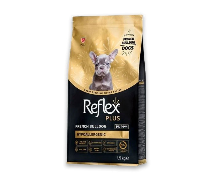 Reflex Plus French Bulldog Hypoallergenic Tavuklu Yavru Köpek Maması 1,5 veya 8 Kg