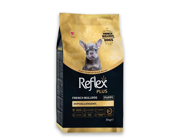 Reflex Plus French Bulldog Hypoallergenic Tavuklu Yavru Köpek Maması 1,5 veya 8 Kg