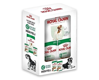 Royal Canin Mini Adult Küçük Irk Yetişkin Köpek Maması 2 Kg+2 Konserve Hediyeli