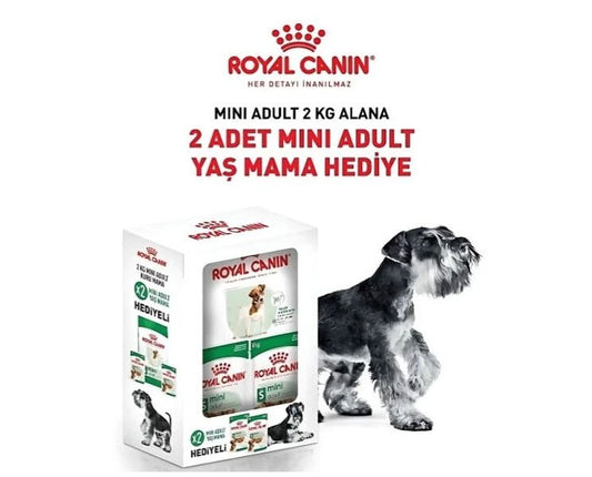 Royal Canin Mini Adult Küçük Irk Yetişkin Köpek Maması 2 Kg+2 Konserve Hediyeli