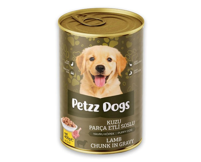 petzz PetzzDogs Kuzu Etli Yavru Köpek Konservesi 400 Gr