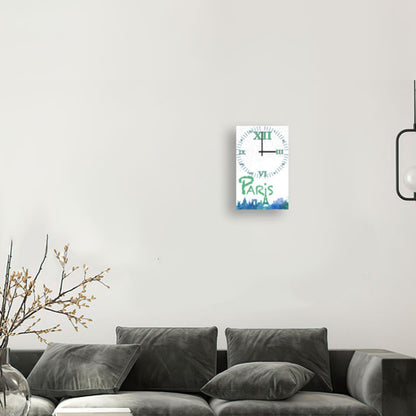 Paris 25x40cm Pleksi Duvar Saati